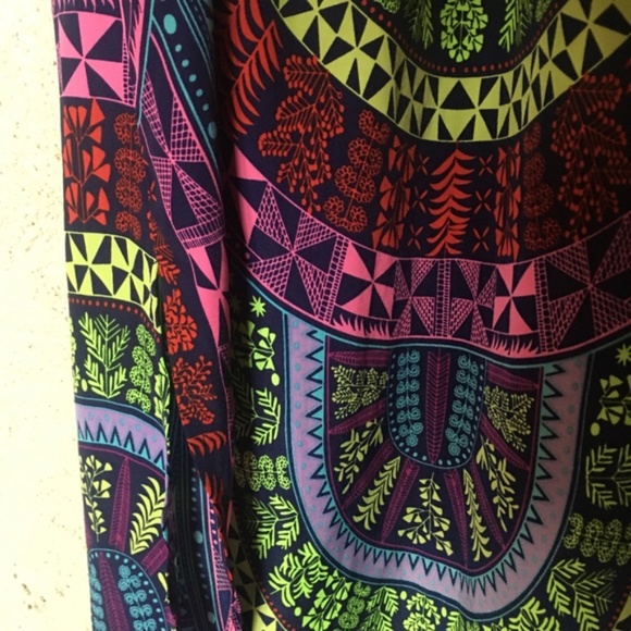 Mara Hoffman Button Down Midi Dress Medicine Wheel Print - Picture 8 of 8